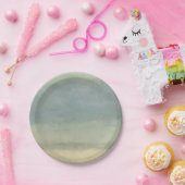 Assiettes En Carton Paysage Abstrait avec ciel couvert (Fête)