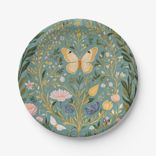 Assiettes En Carton Paysage de rêve (Devant)