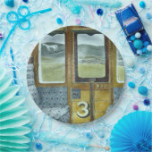 Assiettes En Carton Paysage du train (par Eric Ravilious) (Fête)