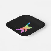 Assiettes En Carton Peace Love Bigfoot (Angulaire)