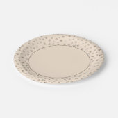 Assiettes En Carton Peach Parties scintillant Éclairer Élégant Fête Gl (Angle)