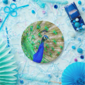 Assiettes En Carton Peacock Plumage (Fête)