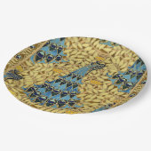Assiettes En Carton Peacocks Birds Rowan Trees Art Nouveau (Angle)
