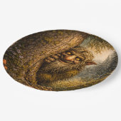 Assiettes En Carton Peaking Norwegian Troll, Paper Plates (Angle)