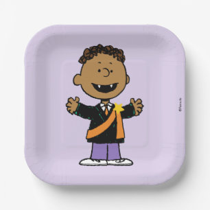 Assiettes En Carton Peanuts Franklin Halloween Vampire