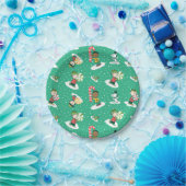 Assiettes En Carton Peanuts Peppermint Dreams Snowflake Motif (Fête)