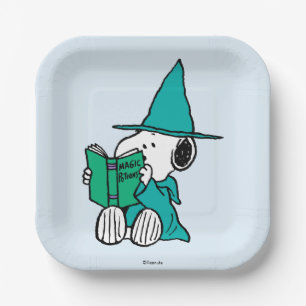 Assiettes En Carton Peanuts Snoopy Potions Magiques Halloween