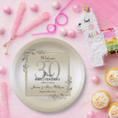 Assiettes En Carton Pearl Gem & Parties scintillant 30e anniversaire d (Fête)