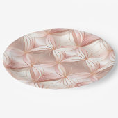 Assiettes En Carton Pearl Rose Gold (Angle)