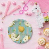 Assiettes En Carton Pears Fruit Cocktail Party (Fête)