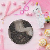 ASSIETTES EN CARTON PEAU DE SNAKE (Fête)