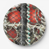 ASSIETTES EN CARTON PÊCHE (Devant)