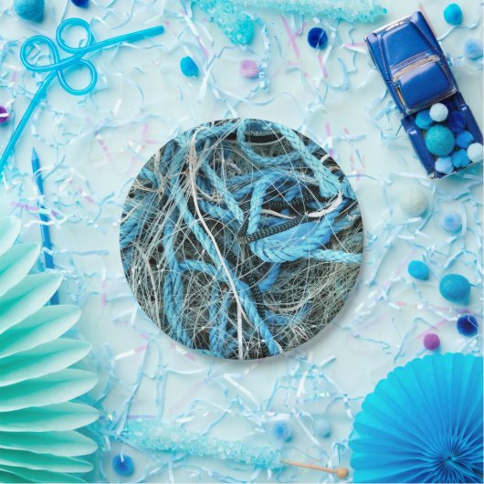 ASSIETTES EN CARTON PÊCHE (Fête)