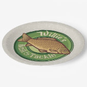 Assiettes En Carton Pêche à la ligne personnalisée (Angle)