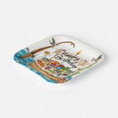 Assiettes En Carton Pêche Anniversaire à thème pour pêcheurs pêcheurs (Angulaire)