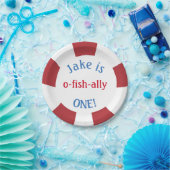 Assiettes En Carton Pêche des plats orientés pour l'anniversaire (Fête)