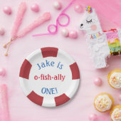 Assiettes En Carton Pêche des plats orientés pour l'anniversaire (Fête)