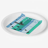 Assiettes En Carton Pêche | Les meilleurs cadeaux de pêche (Angle)