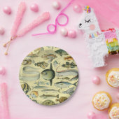 Assiettes En Carton Pêche scientifique vintage (Fête)