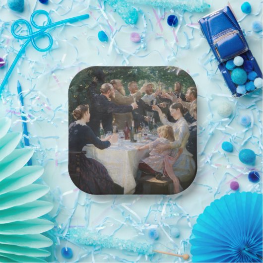 Assiettes En Carton Peder Severin Kroyer - Hip, Hip, Hurrah ! (Fête)