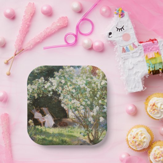 Assiettes En Carton Peder Severin Kroyer - Roses (Fête)