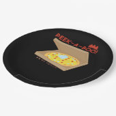 Assiettes En Carton Peekabo Basic & Drôle Design (Angle)