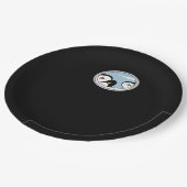 Assiettes En Carton Peekabo Penguins (Angle)