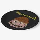 Assiettes En Carton Peekabo Weird Man (Angle)