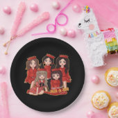 Assiettes En Carton Peekaboo Cosy Automne (Fête)