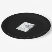Assiettes En Carton Peekaboo Cute Basic (Angle)