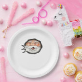 Assiettes En Carton Peekaboo Père Noël Classic (Fête)