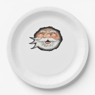 Assiettes En Carton Peekaboo Père Noël Classic
