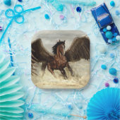 Assiettes En Carton Pégase ailé (Fête)