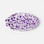 Assiettes En Carton Peindre la broche pourpre (Angle)