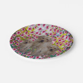 Assiettes En Carton Peinture à l'huile de marionnettes Labrador (Angle)