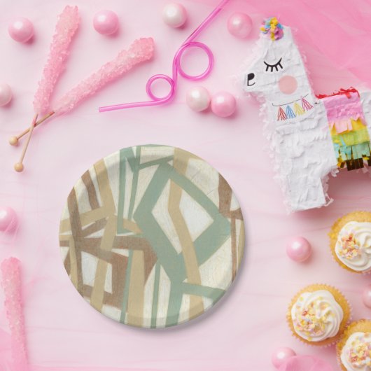 Assiettes En Carton Peinture à main levée par Norman Wyatt (Fête)