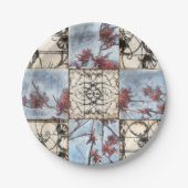 Assiettes En Carton Peinture Abstraite de défilement (Devant)