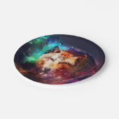 Assiettes En Carton Peinture abstraite de Wolf (Angle)