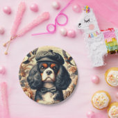 Assiettes En Carton Peinture Cavalier King Charles Spaniel (Fête)