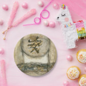 Assiettes En Carton Peinture chinoise de tranquilité par Mauro (Fête)