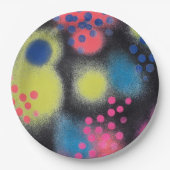 Assiettes En Carton Peinture par pulvérisation (Devant)