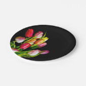 Assiettes En Carton Peinture Tulip - Art Fleur original (Angle)