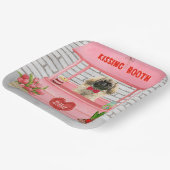Assiettes En Carton pekingese Chien Valentine's Day Kissing Booth (Angulaire)