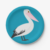 Assiettes En Carton Pélican (Devant)