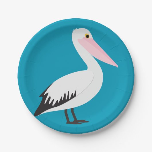 Assiettes En Carton Pélican (Devant)