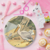 Assiettes En Carton Pélicans à la fête d'anniversaire de la plage (Fête)