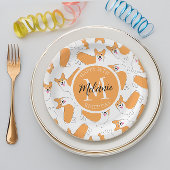 Assiettes En Carton Pembroke Welsh Corgi Motif