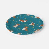 Assiettes En Carton Pembroke Welsh Corgi Motif (Angle)