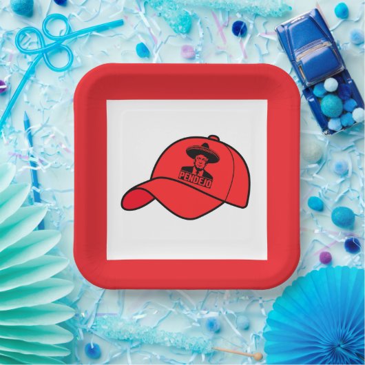 Assiettes En Carton Pendejo Trump Party Plate (Fête)