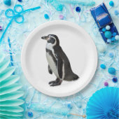Assiettes En Carton Penguin (Fête)